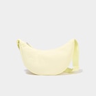 Sac banane en bandoulière jaune pastel femme - La Halle à Besançon Sac banane en bandoulière jaune pastel femme en promo chez La Halle Besançon à 4,79 €