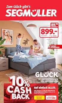 Segmüller Prospekt Zum Glück gibt’s Segmüller - Glück ist Hochspringen zu Tiefpreisen mit  Seiten in Schäftlarn und Umgebung