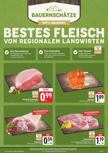 Fleisch im E center Prospekt "Wir lieben Lebensmittel!" mit 28 Seiten (Erlangen)