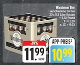 EDEKA Rot - Bier Angebot im Prospekt Bier bei EDEKA im Rot Prospekt für 10,99 €