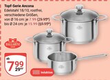 Topf-Serie Ancona Ø 16 cm bei GLOBUS im Losheim Prospekt für 7,99 €