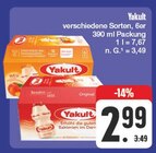 Magermilchgetränk Angebote von Yakult bei EDEKA Freiberg für 2,99 €