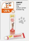Pasten von GIMCAT im aktuellen Müller Prospekt für 2,99 €