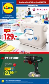 Prospectus Lidl à Serris, "Le vrai prix des bonnes choses", 51 pages de promos valables du 09/06/2025 au 12/06/2025
