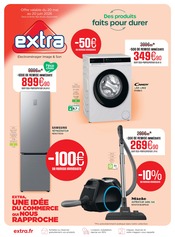 Promos Réfrigérateur dans le catalogue "Des produits faits pour durer" de Extra Réfrigérateur en promo dans le catalogue Extra à la page 1