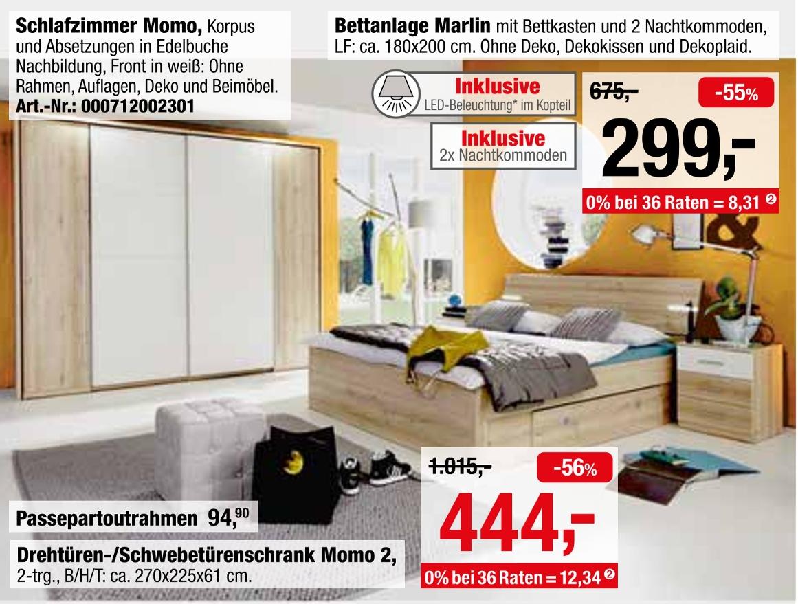 Opti-Wohnwelt Würzburg - Schlafzimmer Momo Schlafzimmer Momo Angebot bei Opti-Wohnwelt Würzburg im Prospekt WOHNIDEEN FÜR IHR ZUHAUSE