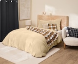 Parure de lit texture en promo chez La Foir’Fouille Tours à 19,99 €