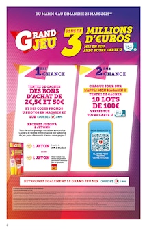 Prospectus Super U à Salins-les-Bains, "Super U", 32 pages de promos valables du 11/03/2025 au 23/03/2025