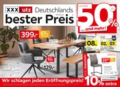 Esszimmer im XXXLutz Möbelhäuser Prospekt in Reutlingen Aktueller XXXLutz Möbelhäuser Prospekt mit Esszimmer, "Deutschlands bester Preis", Seite 1
