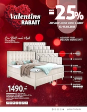 Aktueller Polstermöbel Fischer Prospekt mit Bett, "VALENTINS-RABATT", Seite 8