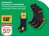 Arbeitssocken Kurzschaft Angebote von CAT bei GLOBUS Wiesbaden für 5,99 €