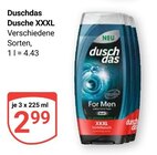 Dusch XXXL im Angebot bei GLOBUS in Siegen Dusch XXXL Angebote von Duschdas bei GLOBUS Siegen für 2,99 €