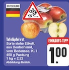 Aktuelles Tafeläpfel rot Angebot bei EDEKA in Dresden ab 1,00 €