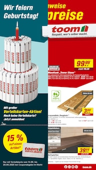 Aktueller toom Baumarkt Prospekt für Einhausen und Ungebung, Seiten zum blättern toom Baumarkt Prospekt Respekt, wer's selber macht. mit Seiten in Einhausen und Umgebung