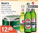 Pils von Beck’s im aktuellen Getränke City Prospekt für 12,49 €