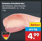 Aktuelles Schweine-Schulterbraten Angebot bei Netto Marken-Discount in Hagen (Stadt der FernUniversität) ab 4,99 €