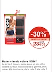 Boxer classic colors - DIM dans le catalogue Monoprix