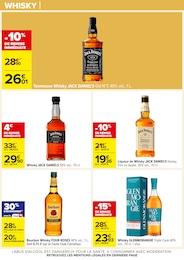 Prix et réduction Four Roses dans le prospectus Carrefour en cours Offre Four Roses dans le catalogue Carrefour du moment à la page 9