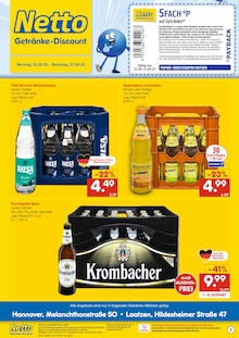 Netto Marken-Discount Prospekt "DER ORT, AN DEM DU IMMER AUSGEZEICHNETE PREISE FINDEST." mit  Seiten (Hannover)