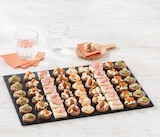 Plateau de 54 canapés apéritifs - U Express à La Rochelle Plateau de 54 canapés apéritifs en promo chez U Express La Rochelle à 29,99 €
