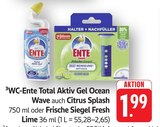 Total Aktiv Gel Ocean Wave Angebote von WC-Ente bei E center Bruchsal für 1,99 €