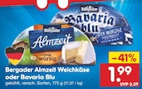 Almzeit Weichkäse oder Bavaria Blu von Bergader für 1,99 € bei Netto Marken-Discount im Angebot Almzeit Weichkäse oder Bavaria Blu von Bergader im aktuellen Netto Marken-Discount Prospekt
