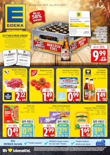 Bier im EDEKA Prospekt "Top Angebote" mit 32 Seiten (Lüneburg)