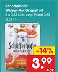 Weizen-Mix Grapefruit von Schöfferhofer im aktuellen Netto Marken-Discount Prospekt