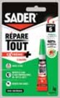 Répare tout extreme + tube liquide 3g - Sader - Intermarché à Arles Répare tout extreme + tube liquide 3g - Sader en promo chez Intermarché Arles à 1,95 €