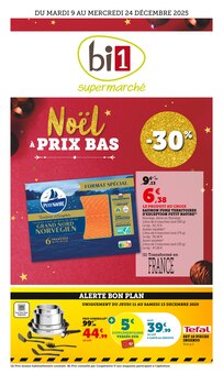 Prospectus Bi1 à Bourbon-Lancy, "Noël À PRIX BAS", 48 pages de promos valables du 09/12/2025 au 24/12/2025