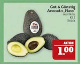 Avocado "Hass" von Gut & Günstig für 1,00 € bei Marktkauf im Angebot Avocado "Hass" von Gut & Günstig im aktuellen Marktkauf Prospekt