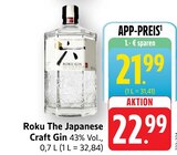 The Japanese Craft Gin im Angebot bei E center in Albstadt The Japanese Craft Gin Angebote von Roku bei E center Albstadt für 21,99 €