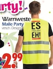 Warnweste Malle Party Angebote bei Wreesmann Cuxhaven für 2,99 €