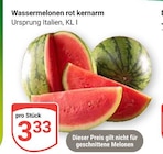 GLOBUS Losheim - Wassermelonen rot kernarm Angebot im Prospekt Wassermelonen rot kernarm bei GLOBUS im Losheim Prospekt für 3,33 €