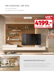 Wohnzimmer im Segmüller Prospekt Wohnzimmer im Segmüller Prospekt "Segmüller - Lignum Stilvoll Wohnen" auf Seite 2