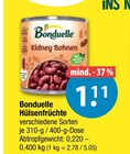 Hülsenfrüchte Kidney Bohnen von Bonduelle im aktuellen V-Markt Prospekt für 1,11 €