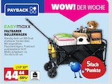 Faltbarer Bollerwagen Angebote von EASYmaxx bei Marktkauf Aalen für 44,44 €