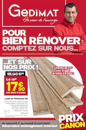 Prospectus Gedimat à Saint-Éloy-les-Mines: «POUR BIEN RÉNOVER COMPTEZ SUR NOUS...» ,  pages, du 01/04/2026 au 18/04/2026