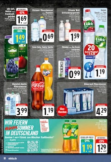 Coca Cola im aktuellen EDEKA Prospekt (Stolberg (Rheinland, Kupferstadt)) Coca Cola im EDEKA Prospekt "Aktuelle Angebote" mit 24 Seiten (Stolberg (Rheinland, Kupferstadt))