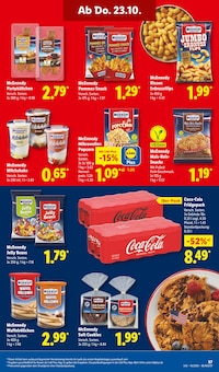 Cola im aktuellen Lidl Prospekt (Nordhausen) Cola im Lidl Prospekt "LIDL LOHNT SICH" mit 69 Seiten (Nordhausen)