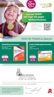 mea - meine apotheke Prospekt der KW 49 "Unsere Dezember-Angebote" Aktueller mea - meine apotheke Prospekt "Unsere Dezember-Angebote" Seite 1 von 4 Seiten