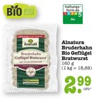 Aktuelles Bruderhahn Bio Geflügel Bratwurst Angebot bei E center in Karlsruhe ab 2,99 €