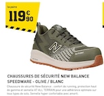 Chaussures de sécurité Speedware - Olive / Blanc à Tout Faire dans Périgneux