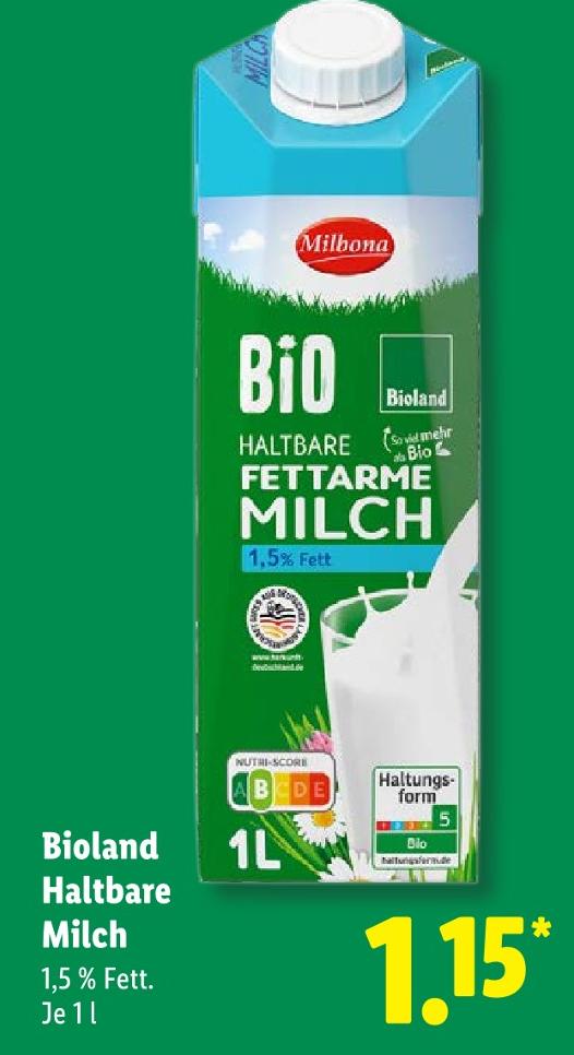 Bioland Haltbare Milch