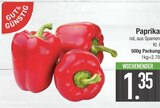 Paprika rot von Gut & Günstig für 1,35 € bei EDEKA im Angebot Paprika rot von Gut & Günstig im aktuellen EDEKA Prospekt