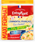 FROMAGE RÂPÉ L'EMMENTAL FRANÇAIS ENTREMONT - ENTREMONT en promo chez Auchan Hypermarché FROMAGE RÂPÉ L'EMMENTAL FRANÇAIS ENTREMONT - ENTREMONT dans le catalogue Auchan Hypermarché