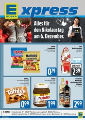 Aktueller E xpress Prospekt mit Weihnachten, "Wir lieben Lebensmittel.", Seite 1