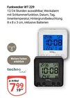 Funkwecker WT 229 im Angebot bei GLOBUS in Kaarst Funkwecker WT 229 Angebote von techno line bei GLOBUS Kaarst für 7,99 €
