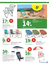 Offre Parasol dans le catalogue E.Leclerc du moment à la page 9