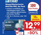 Wasserfilterkartusche MAXTRA PRO, 3er Pack bei Netto Marken-Discount im Prospekt "" für 12,99 €